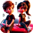 3D Art:Color by Number Game
