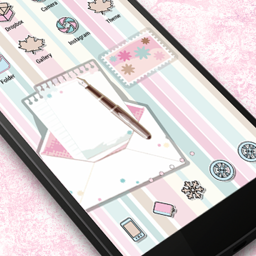 Free Pink Launcher Theme