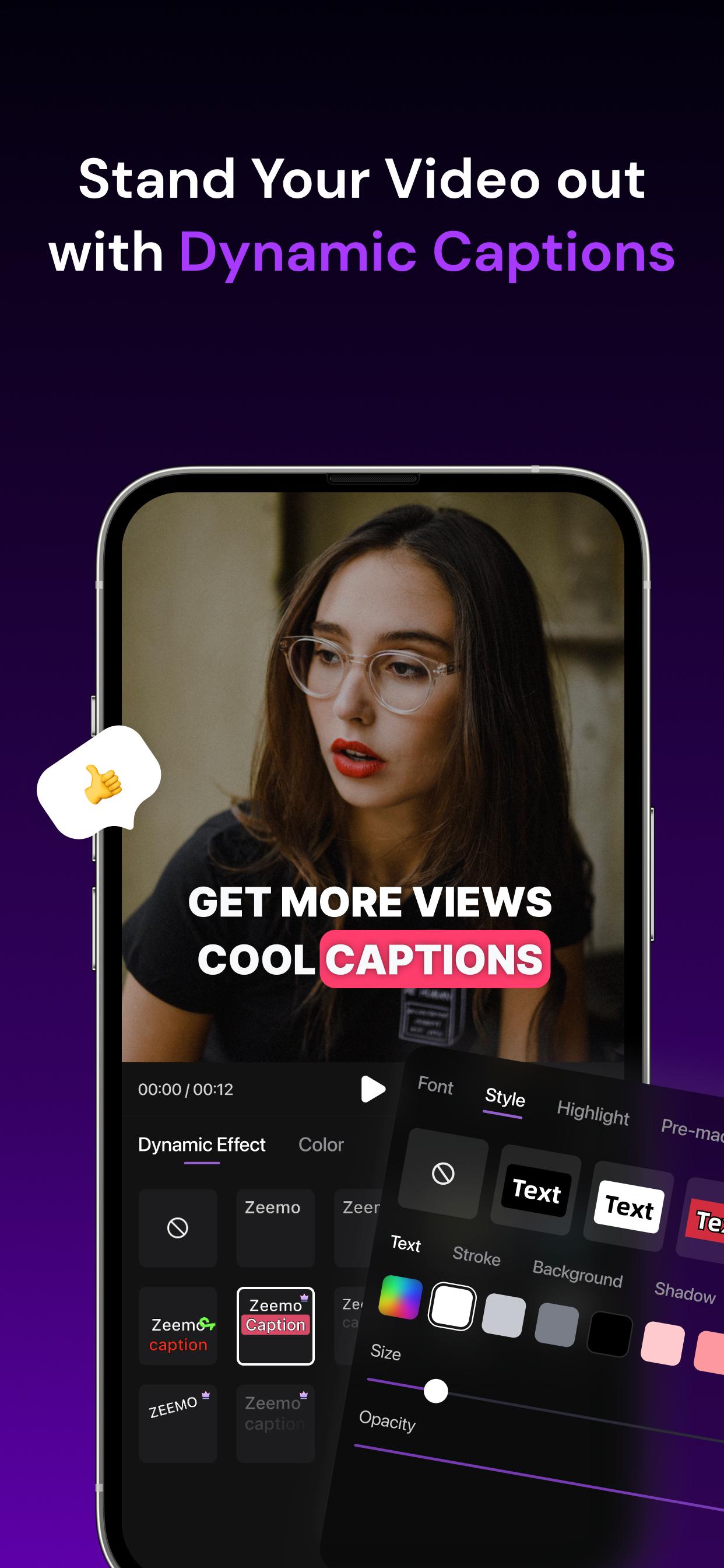 Download Zeemo: AI Captions & Subtitles android on PC