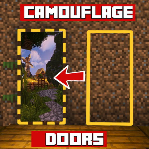 Mods Camouflage Doors cho MCPE