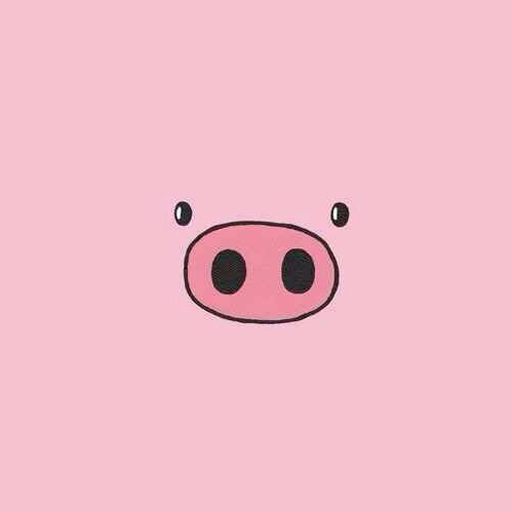 Cute Piggy Face Wallpaper