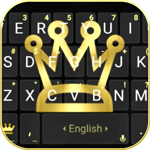 Golden Crown Keyboard Backgrou