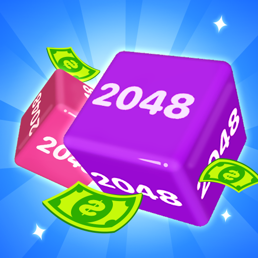 Цепной куб 3D:урони число 2048