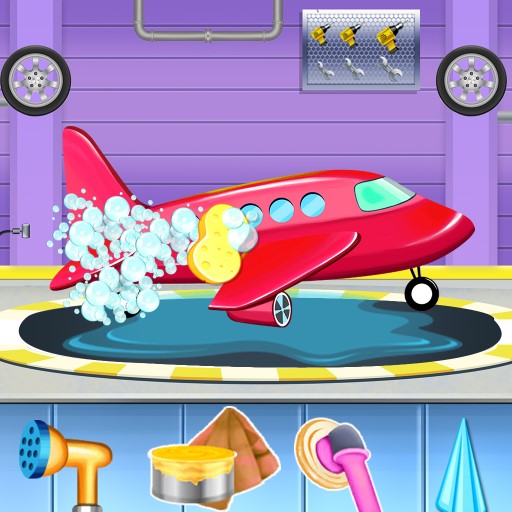 çocuk uçak: eğlenceli yıkama