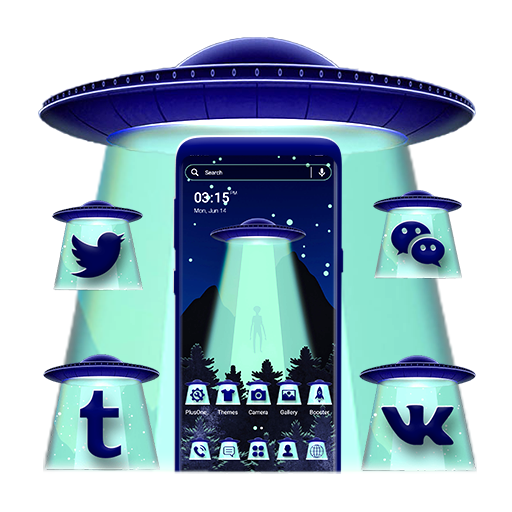 Download Alien Space Theme android on PC