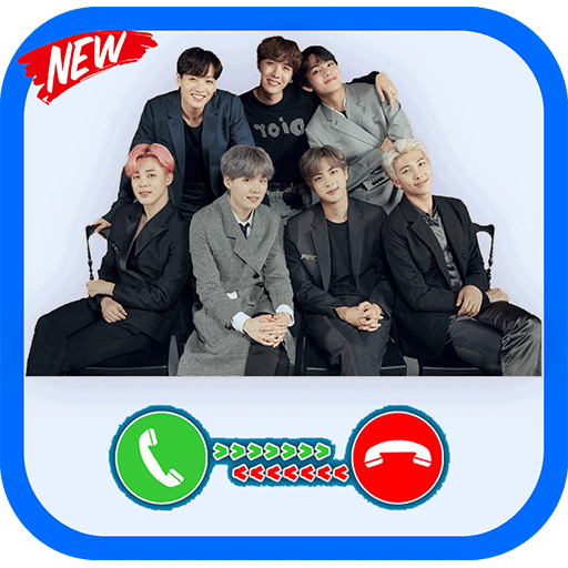 Fake call korean band & chat