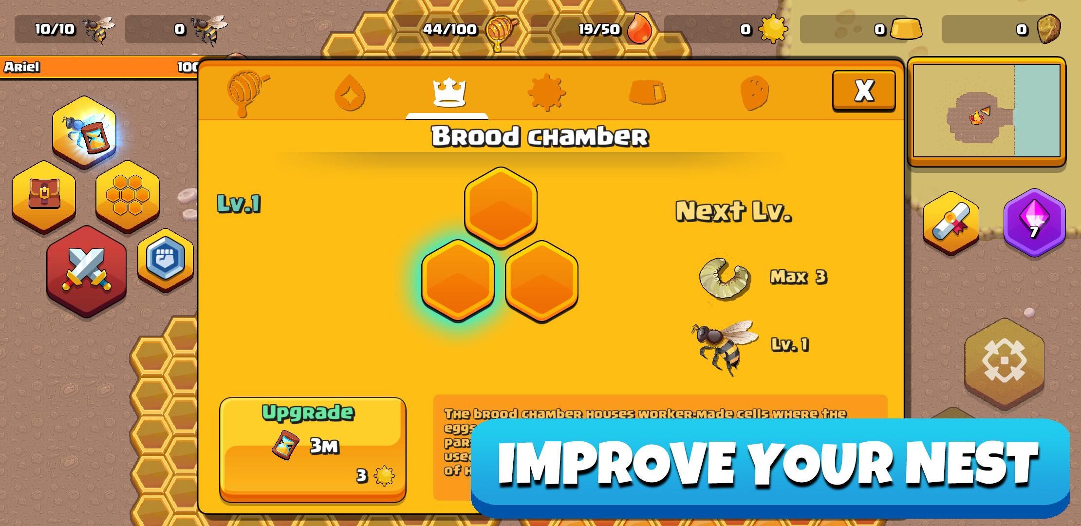 Скачать Pocket Bees: Colony Simulator на ПК | Официальный представитель  GameLoop