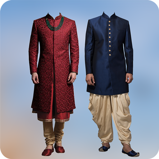 Men Sherwani Photo Suit Editor