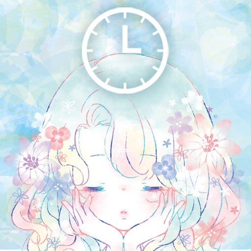 Analog clocks Flowery Kiss