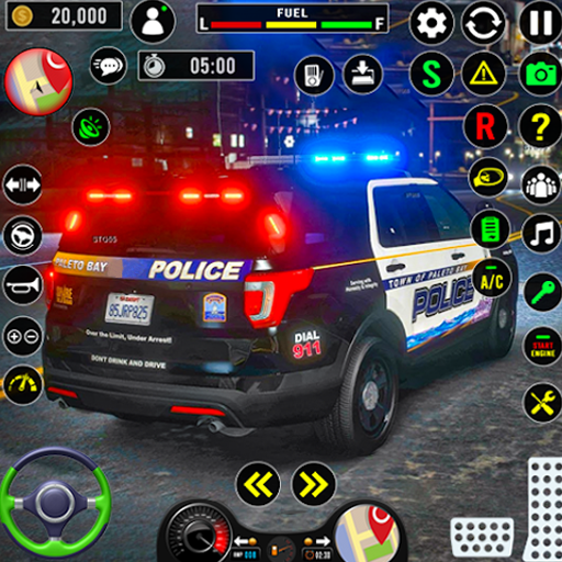 पुलिस कार ड्राइविंग गेम 3डी