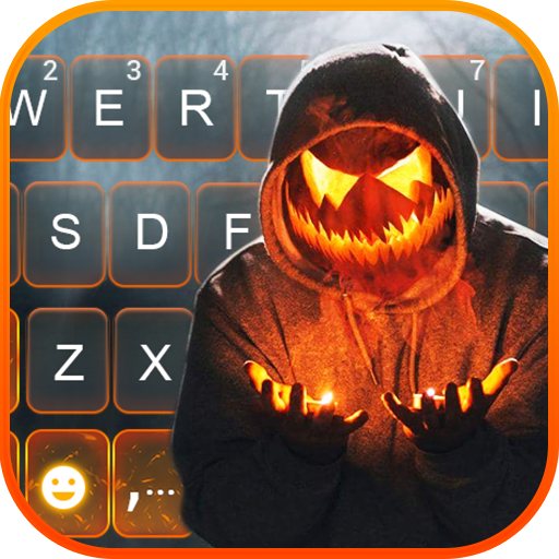Halloween Maskman Keyboard Bac