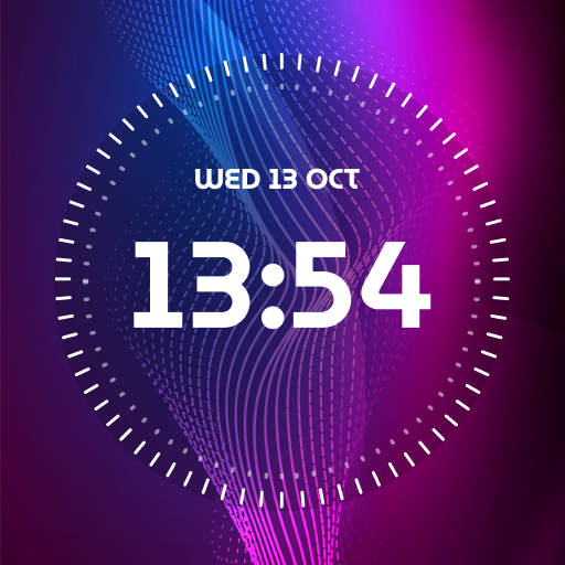 Digital Clock Live Wallpaper