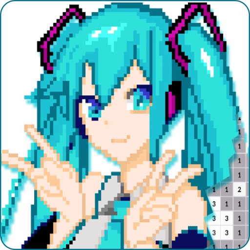 Anime Miku Chibi Pixel Art