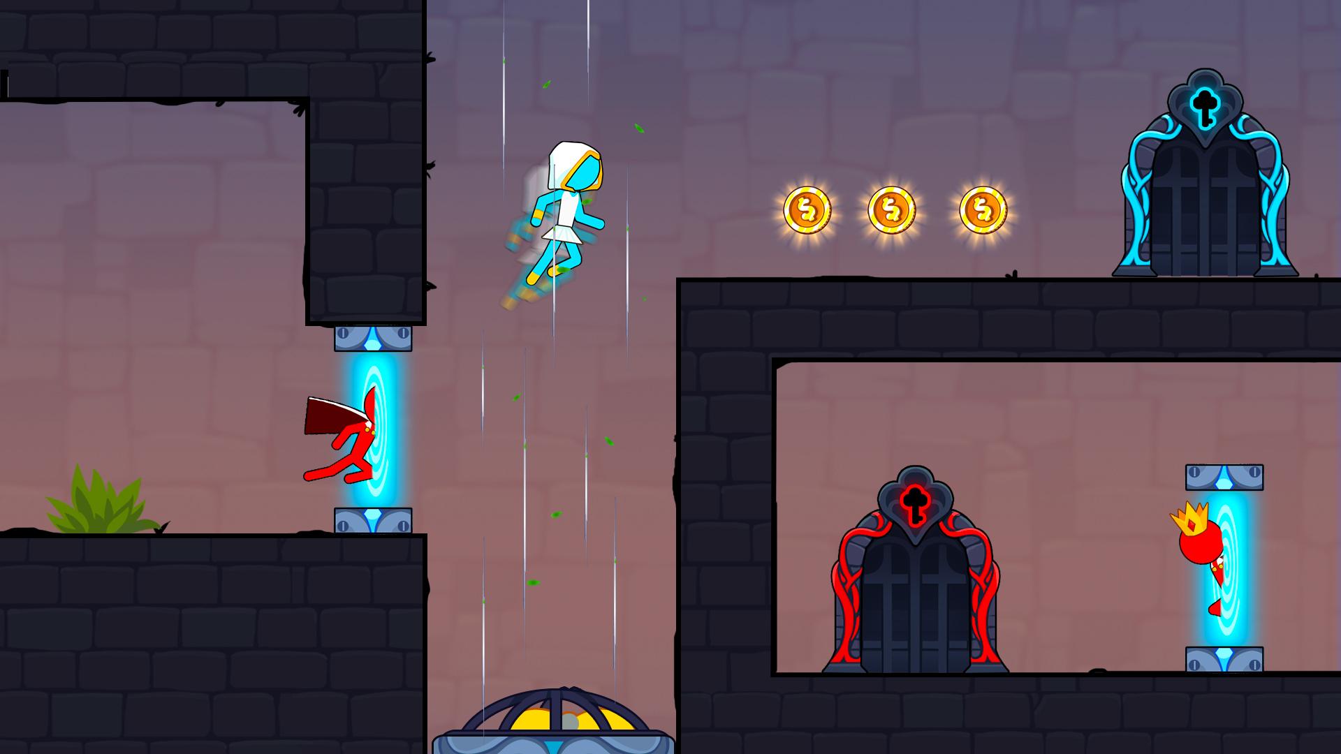 Play Stickman Red boy and Blue girl Online for Free on PC & Mobile