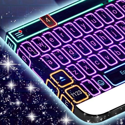 Neon Colors Keyboard Theme