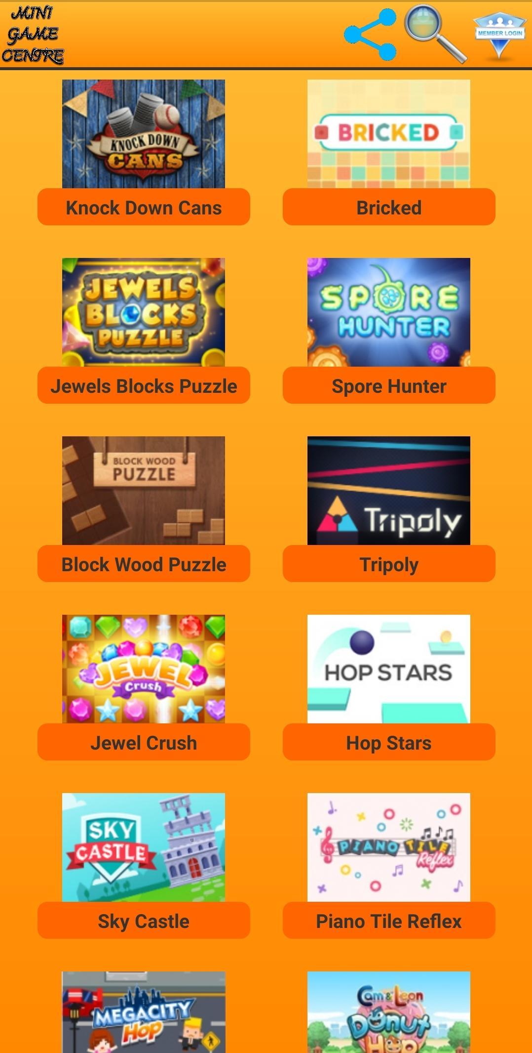 Download Mini Game Centre android on PC