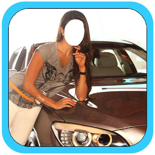 Women With Car Photo Suit