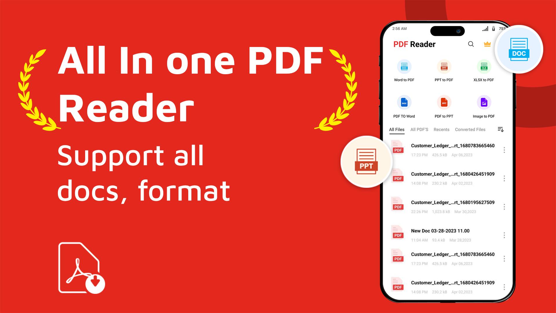 Download All PDF Reader - Read PDF android on PC