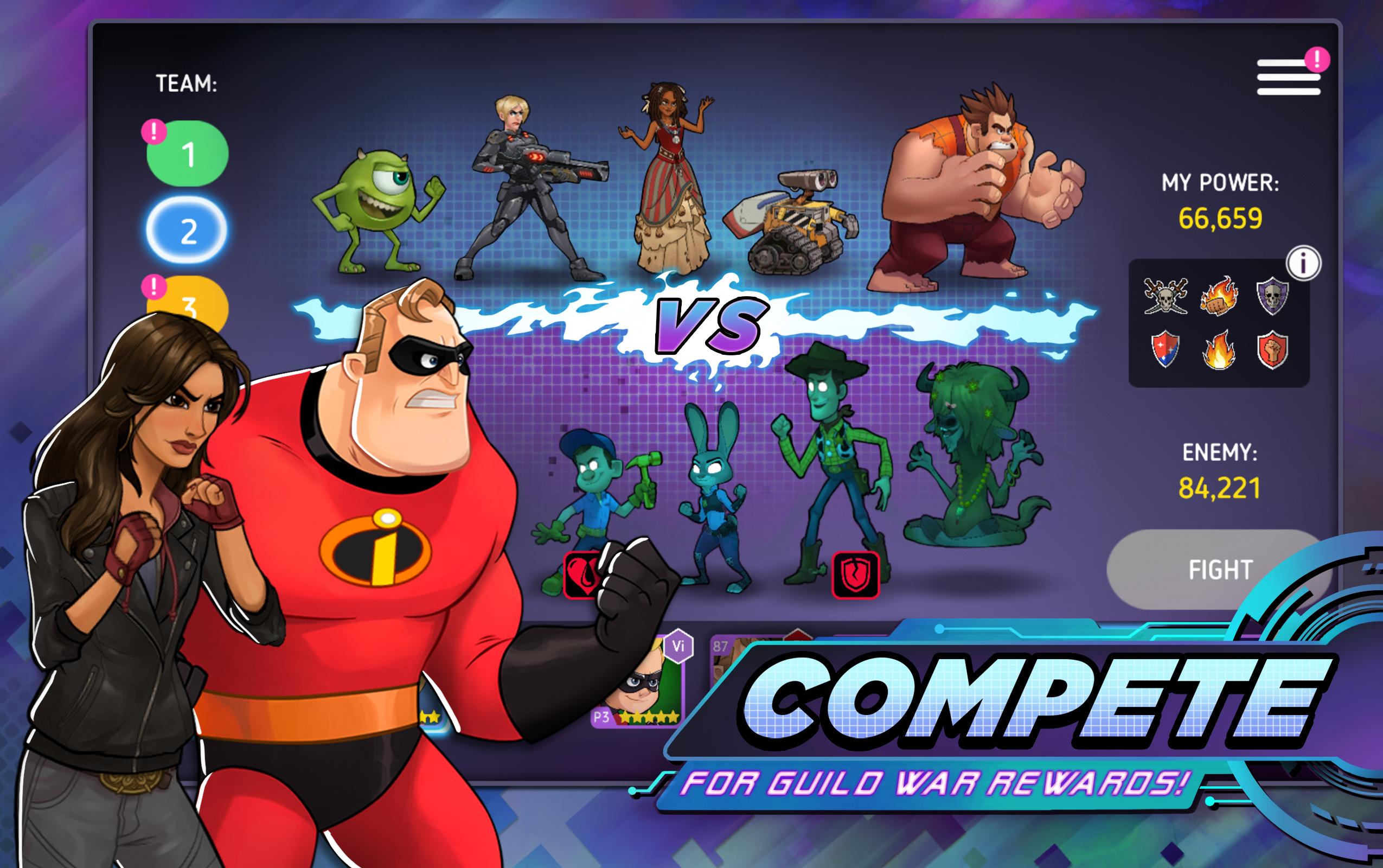 Скачать Disney Heroes: Battle Mode на ПК | Официальный представитель  GameLoop