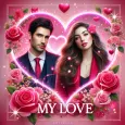 Love Heart Photo Frame