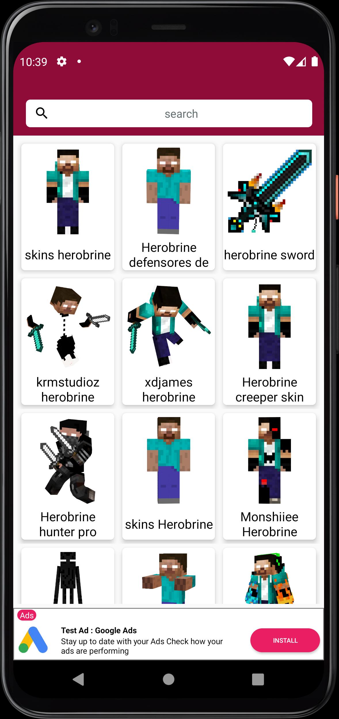 Скачать Skin de Herobrine Minecraft на ПК | Официальный представитель  GameLoop