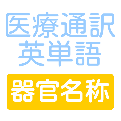 医療通訳の試験対策にも　医療通訳英単語　器官名称編クイズ