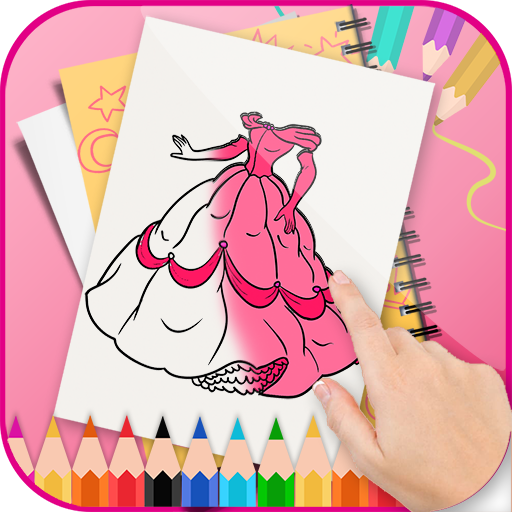 Princess Dress Coloring Book