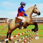 Horse racing simulator 3d game
