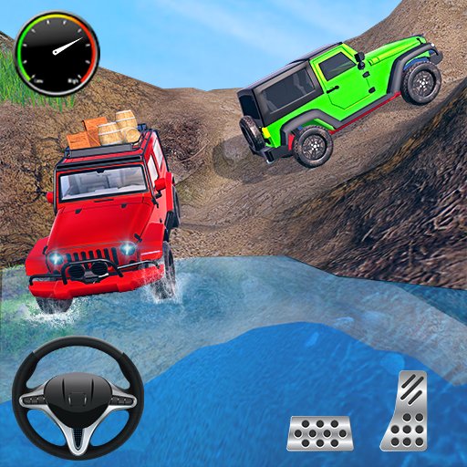 Offroad SUV Jeep Driving