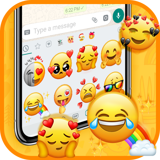 Pelekat Emoji crazy faces