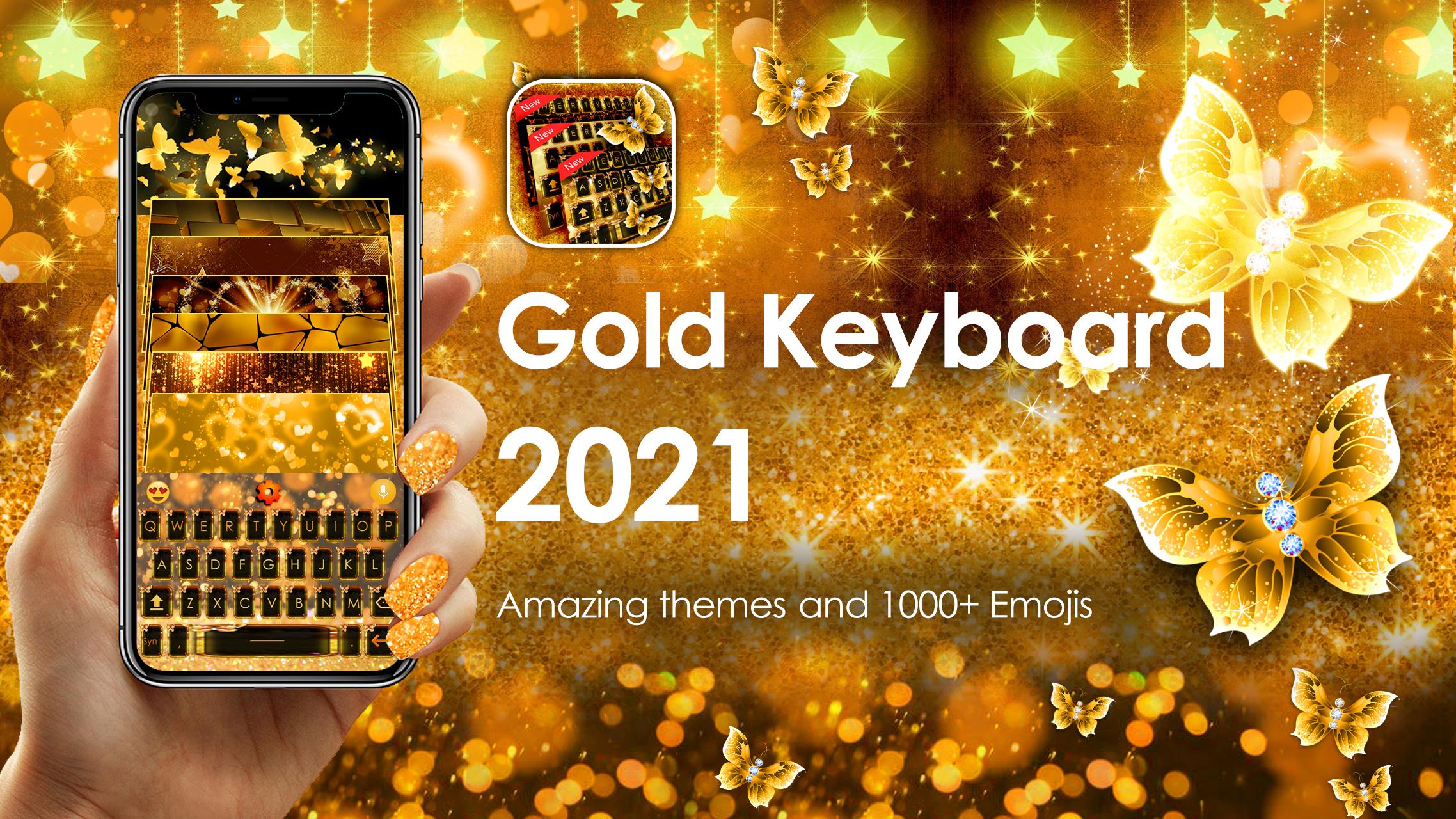 Скачать Gold Keyboard 2021 - Golden Th на ПК | Официальный представитель  GameLoop