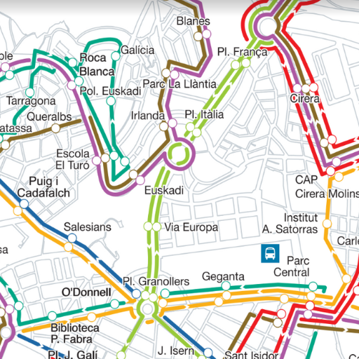 Barcelona Metro Map & Bus