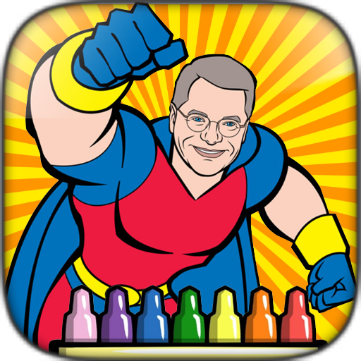 Cartoon Hero Coloring book