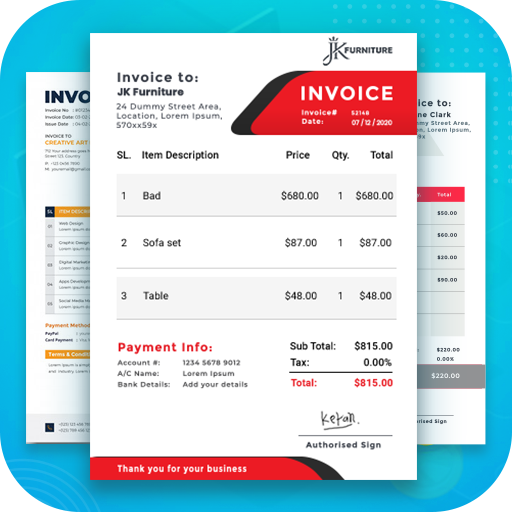 Invoice & Receipt Maker - Esti