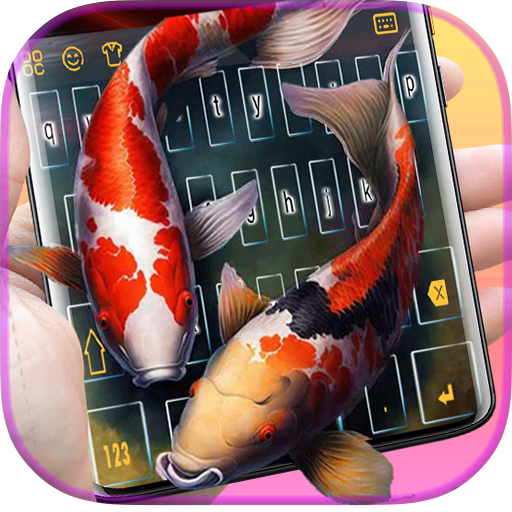 Koi Fish Love Keyboard