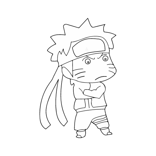 Como desenhar anime Naruto