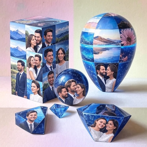 Khối Ảnh 3D Hình Nền Sống