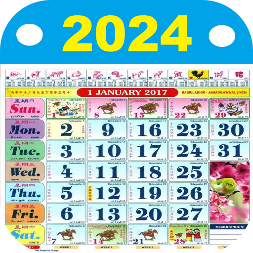 Malaysia Calendar 2024 - HD