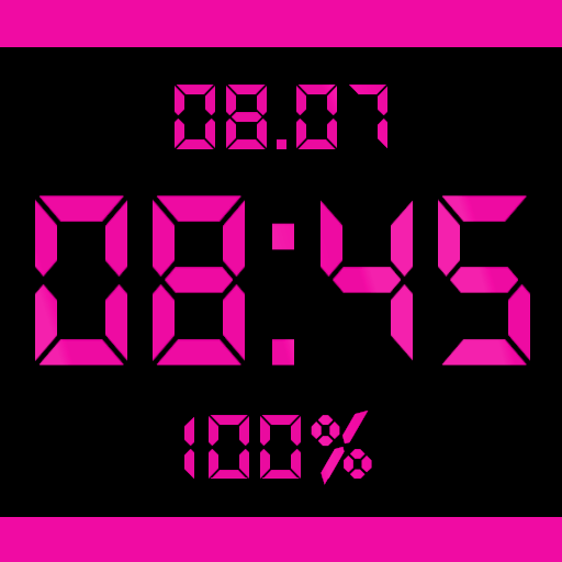 Digital Clock Live Wallpaper S