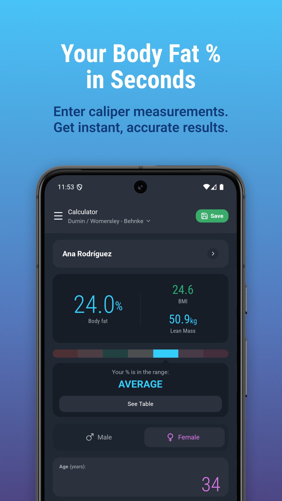 Descargar Plixi: Body Fat Calculator en PC | GameLoop Oficial