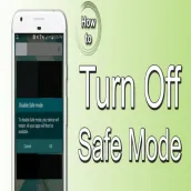 How to remove safe mode