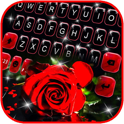 Valentine Red Rose Keyboard Th