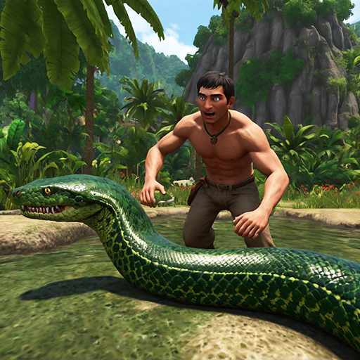 Lapar Anaconda Snake Sim 3D