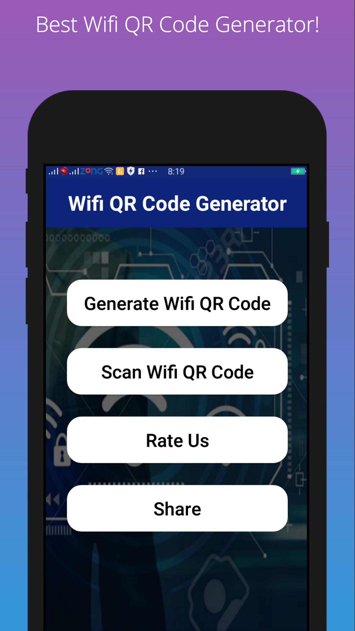 Скачать Wi-Fi QR-код сканер: код Показать Wi-Fi пароль на ПК | Официальный  представитель GameLoop