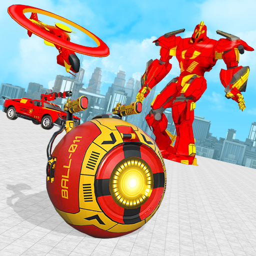 Red Ball Robot Super Transform