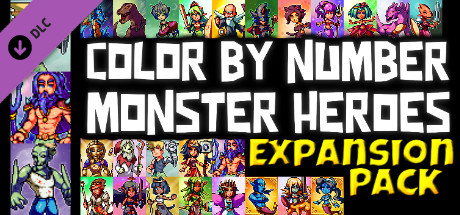 Color by Number - Monster Heroes - Expansion Pack