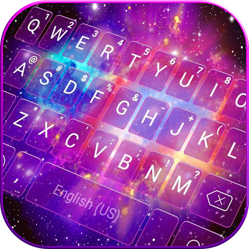 Galaxy Starry Keyboard Backgro