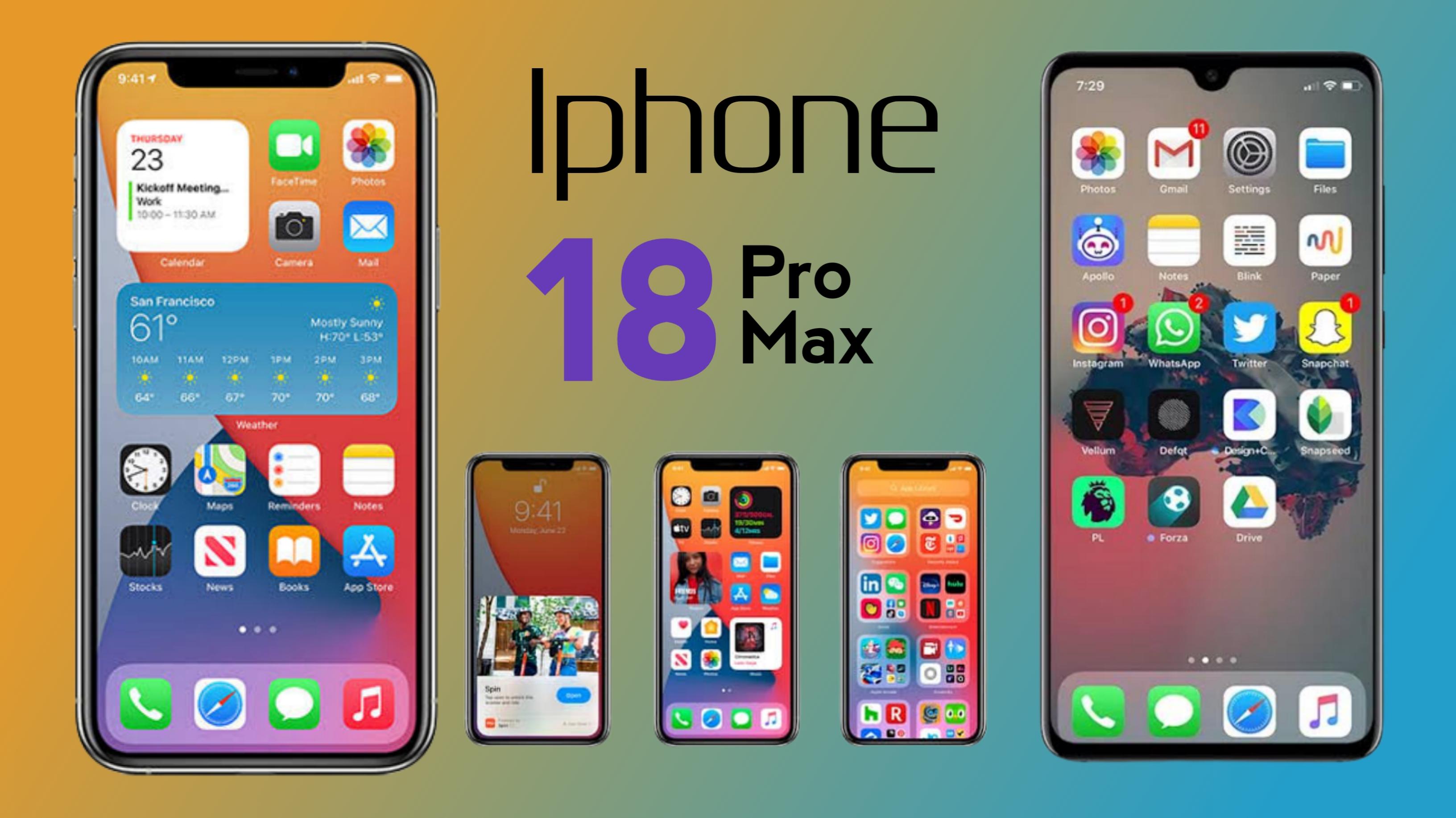 Скачать iPhone 18 Pro Max Launcher на ПК | Официальный представитель  GameLoop