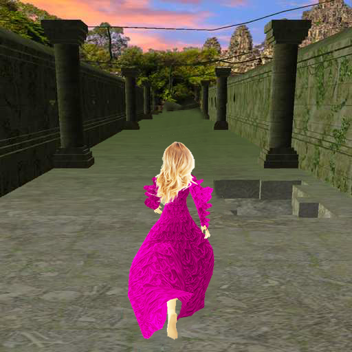 Princess in Temple. For girls