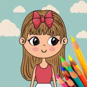 Cute Coloring Book for Girls